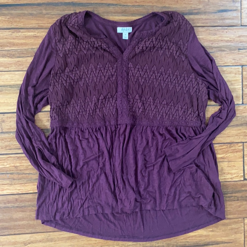 lace tunic. 💜